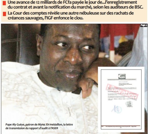 Présumé scandale à l'Aser: Antou Guèye Samba et Baba Diallo cuisinés par les  enquêteurs