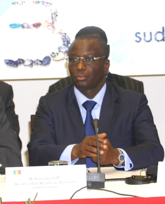 Abdoulaye Diop, ministre de l'Economie et des Finances (Sénégal)