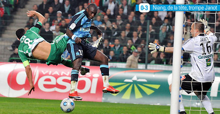 PHOTOS - France Ligue 1 - St Etienne 0 - OM 3: impressionnant Mamadou Niang