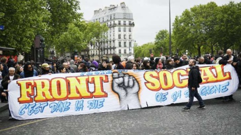 France: Première manifestation à Paris après l'élection d'Emmanuel Macron