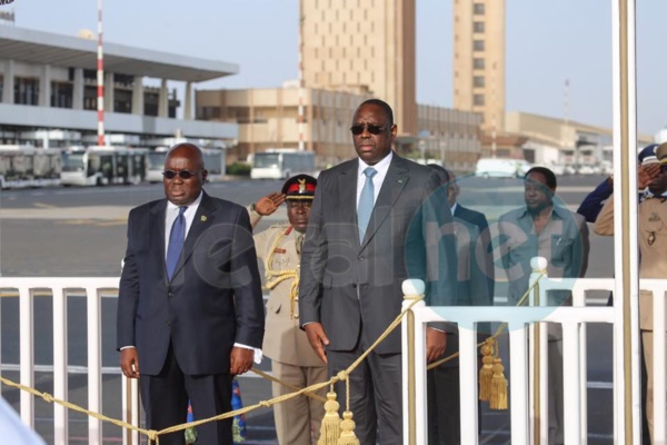 Le Président du Ghana est arrivé à Dakar ce lundi, Nana Akufo Ado est en visite d’amitié et de travail de 48 heures au Sénégal