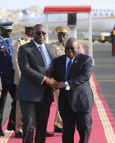 Visite du Président de la République du Ghana, Son Excellence Nana Akufo-Addo du 15 au 17 mai au Sénégal