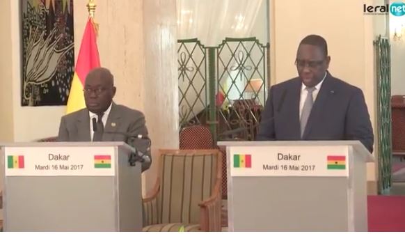 Les 17 points de convergence entre le Sénégal et le Ghana à l'issue de la visite de Son Excellence Nana Addo Dankwa Akufo-Addo