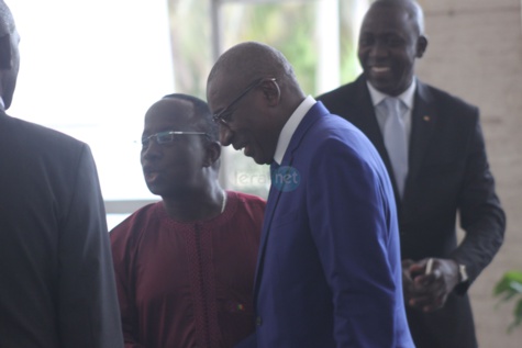 Le ministre de la Justice Me Sidiki Kaba à l' Assemblée nationale
