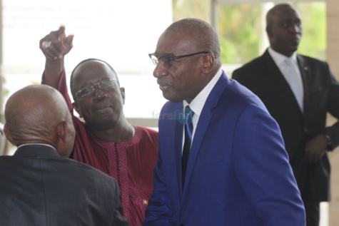 Le ministre de la Justice Me Sidiki Kaba à l' Assemblée nationale