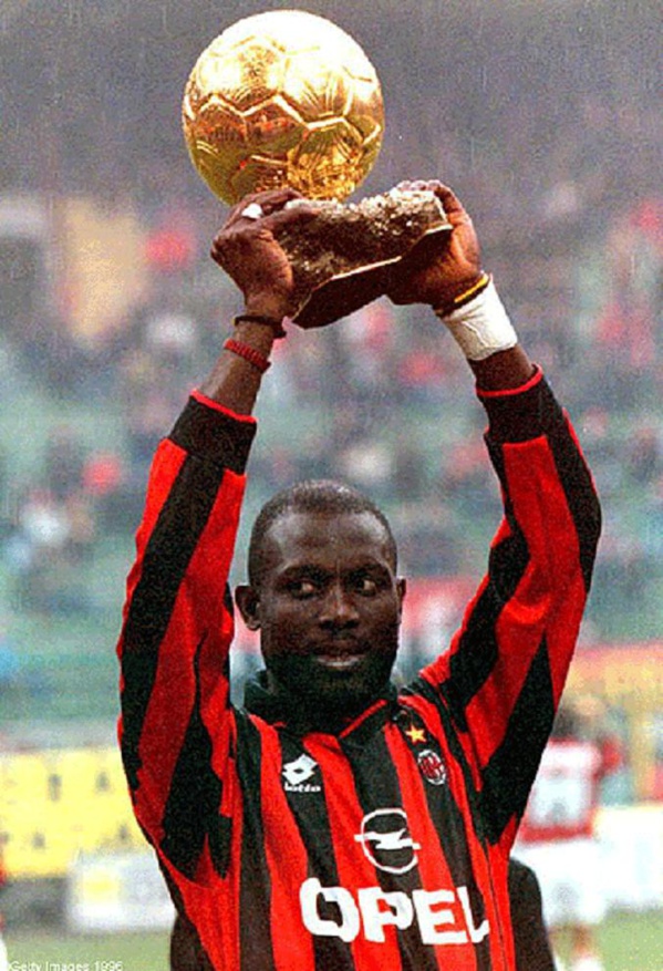 Diouf et Eto’o méritait de gagner le Ballon d’Or, selon Georges Weah