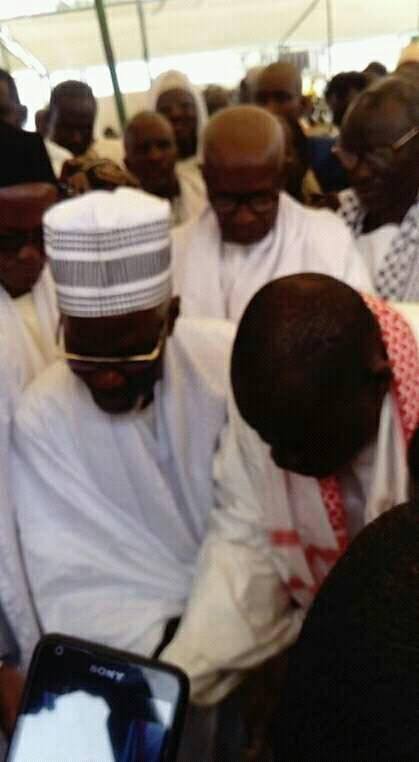 Pose première pierre de la grande Mosquée Cheikh Ahmadou Kabir Mbaye (Keur Mame Cheikh Mbaye), père de Djily Mbaye et Serigne Sam Mbaye