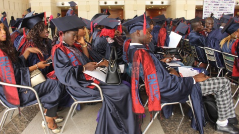Sortie de promotion des étudiants de l'école Ensup Afrique
