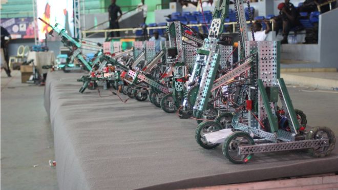 ( 13 Photos ) Concours de robotique au Sénégal: Des lycéens du Sénégal, de la …