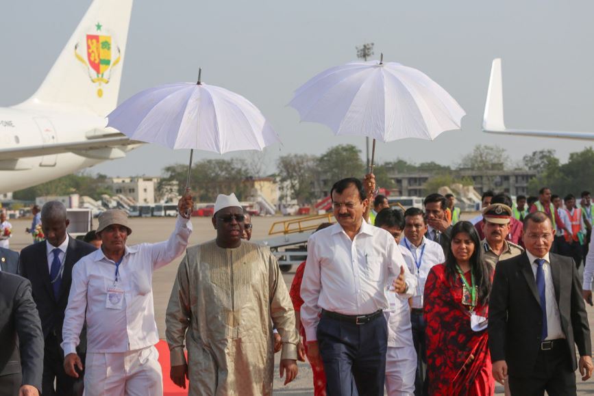 Le Président de la République Macky Sall en quelques clichés  en Inde  