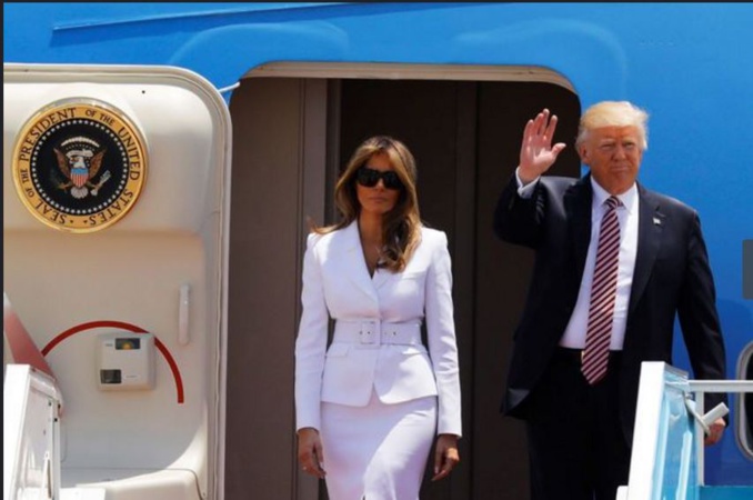 Melania et Donald Trump sont arrivés en Israël