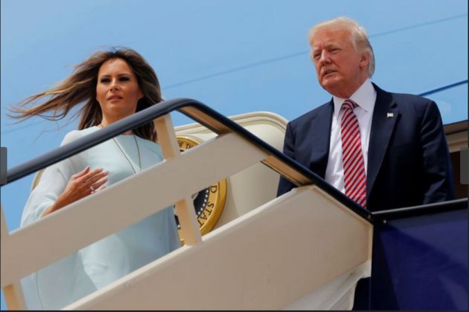 Melania et Donald Trump sont arrivés en Israël
