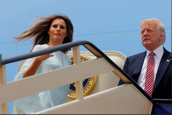 Melania et Donald Trump sont arrivés en Israël