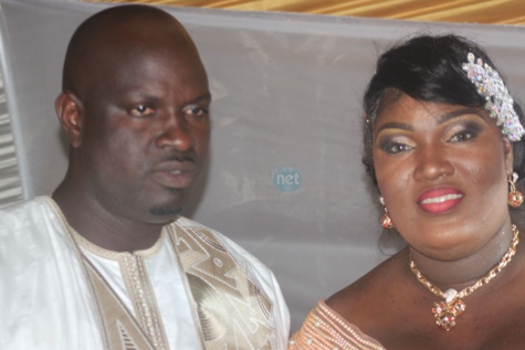Le couple Bijou Ngoné et son chéri, heureux ménage