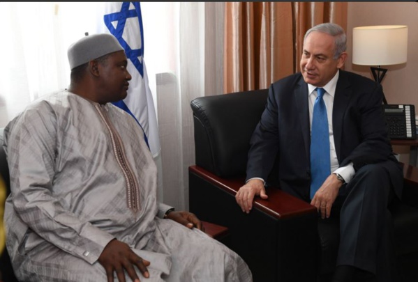 Le Premier ministre  israélien Benjamin Netanyahu s’est entretenu avec le Président  gambien, Adama Barrow à Monrovia 