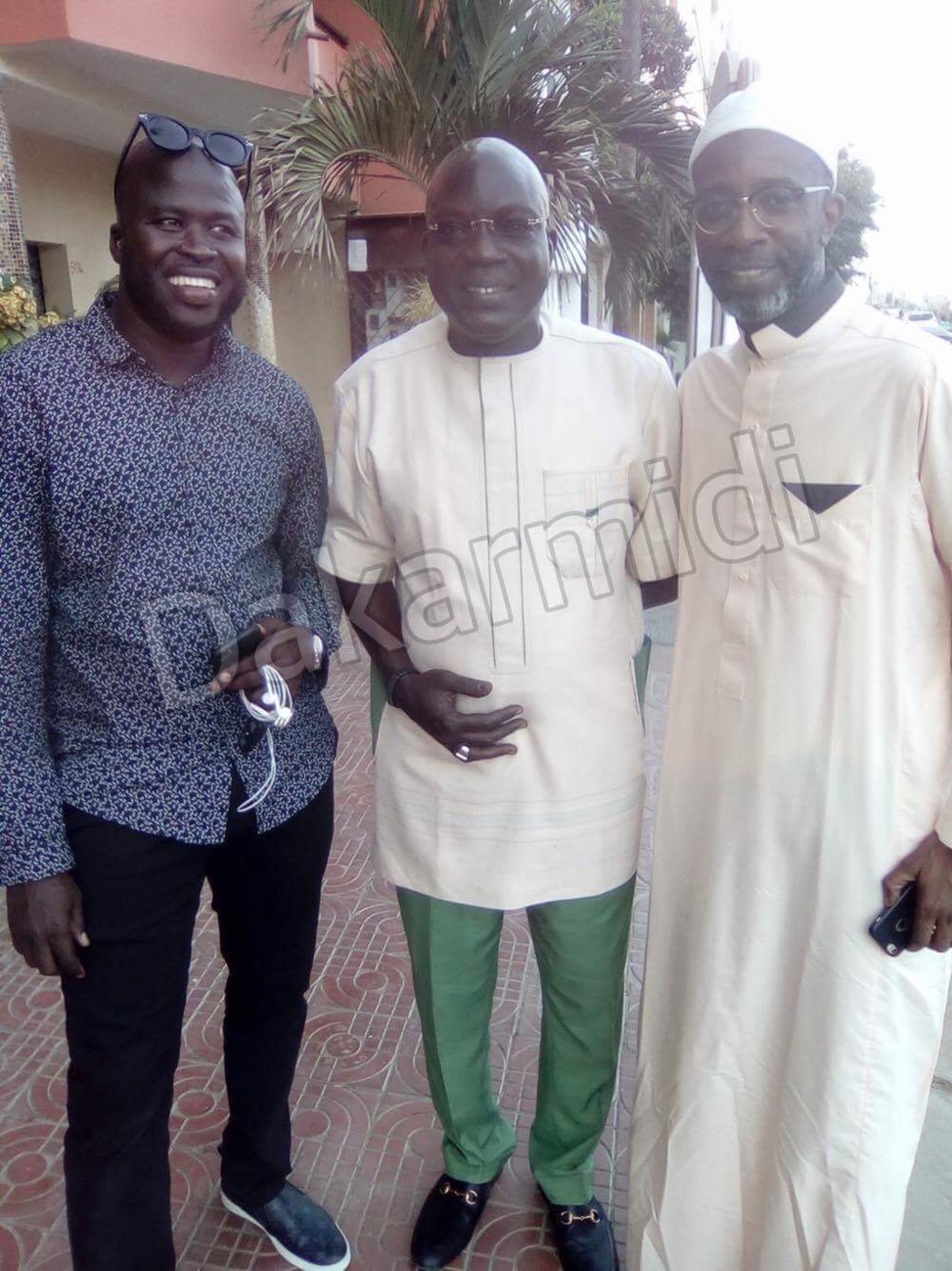 4 photos : Daouda Mbow s’affiche aux côtés de Bouba Ndour et de Pape Ndiaye Gualgou