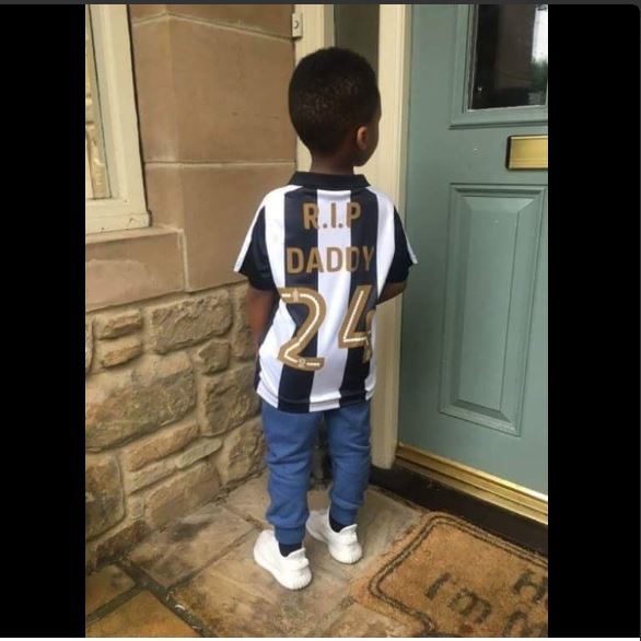 Le fils de Cheick Tioté.., qui rend hommage à son papa