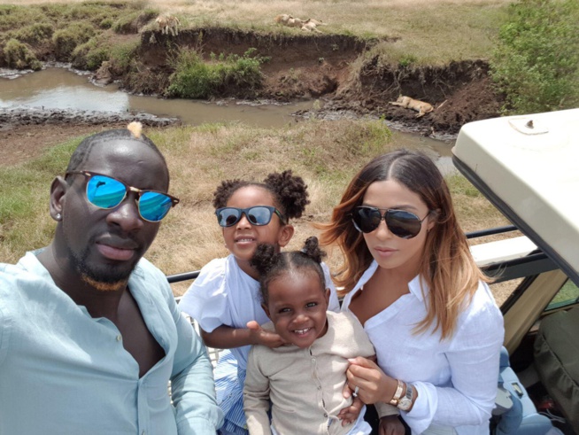 Mamadou Sakho avec sa petite famille