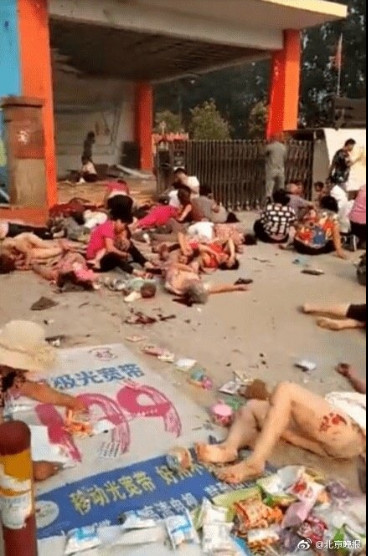 Chine: Une explosion près d’une école, fait plusieurs blessés