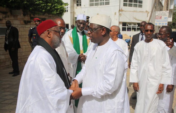 15 photos: Macky Sall a présenté les condoléances de la nation aux familles de Serigne Alioune Mbacké Gaïndé Fatma et Abdoulaye Daouda Diallo