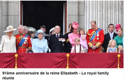 91e anniversaire de la reine Elizabeth - Kate Middleton divine, George et Charlotte TRÈS mignons (photos)
