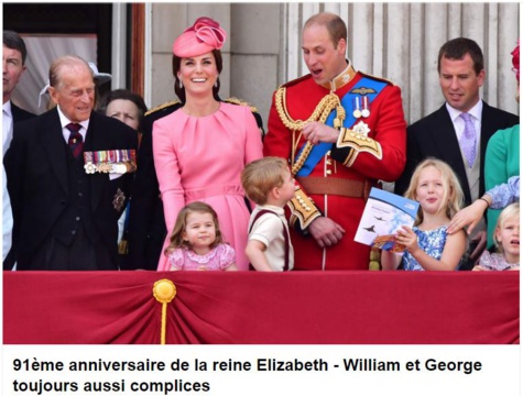 91e anniversaire de la reine Elizabeth - Kate Middleton divine, George et Charlotte TRÈS mignons (photos)