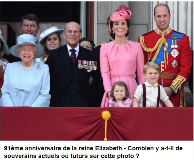 91e anniversaire de la reine Elizabeth - Kate Middleton divine, George et Charlotte TRÈS mignons (photos)