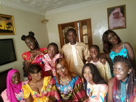 Photos : Coumba Gawlo Seck fête la Korité en famille