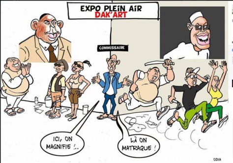 Expo à Dakar, la Tribune d'Odia