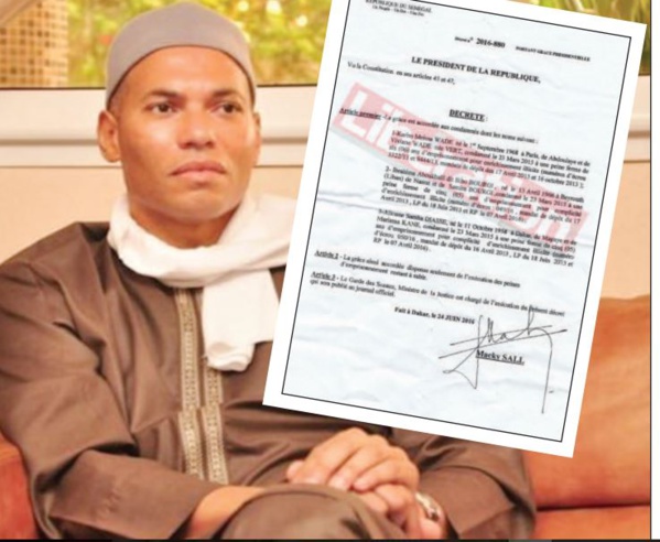 Comment Karim Wade a été gracié par Macky Sall, les révélations du décret présidentiel