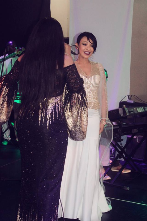 Photos: Viviane Chidid, toute ravissante dans sa robe qui repousse les limites du...style