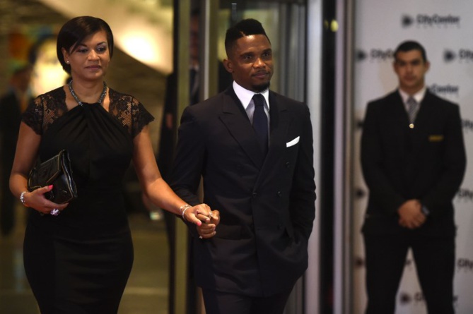 Photos : Samuel Eto'o et sa femme éblouissent le mariage de Messi, regardez.