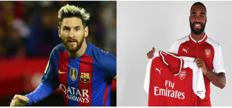 Mercato - Le Barça acte la prolongation de Messi, Alexandre Lacazette signe en faveur d'Arsenal