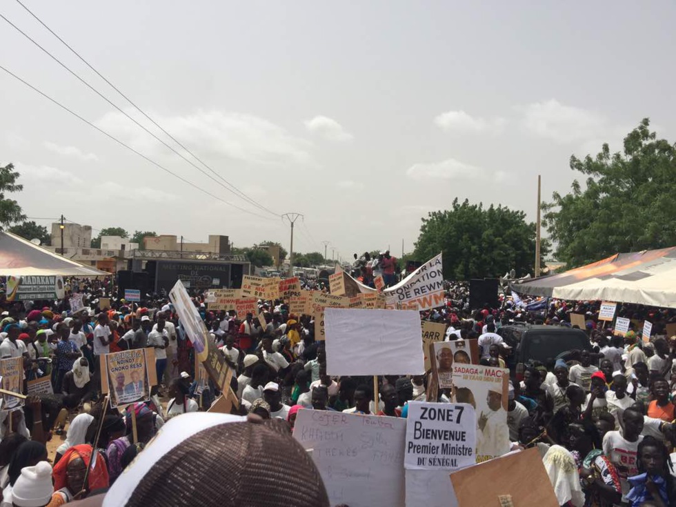 (Images) Meeting d’ouverture à Mbacké du Premier Ministre (coalition BBY)