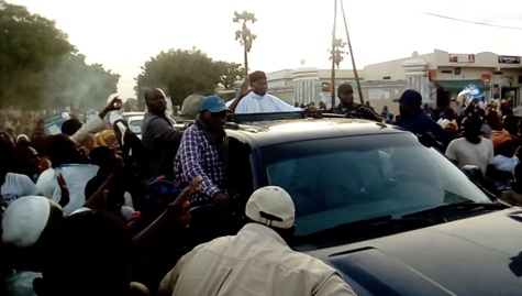Touba : Me Abdoulaye Wade accueilli sous une forte mobilisation