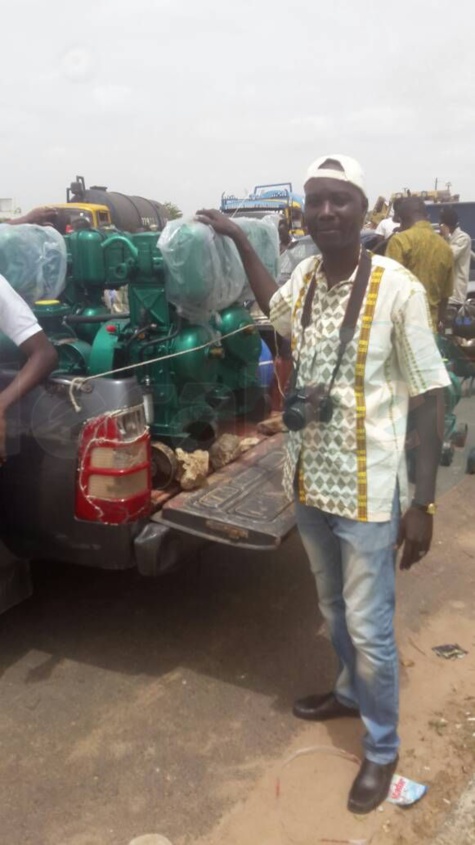 Diène Farba Sarr et Me Nafissatou Diop en visite dans les zones inondées à Kaolack