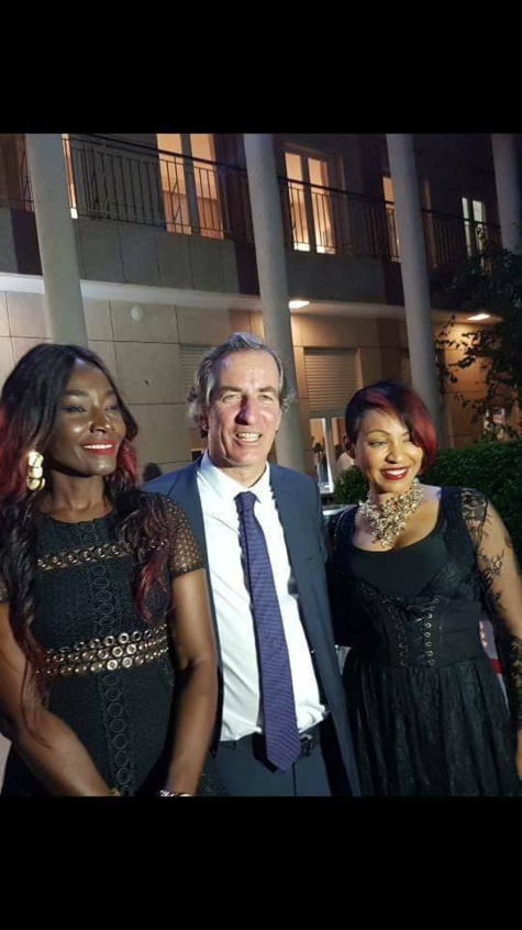 Photos: Viviane Chidid, Coumba Gawlo et El Hadji Diouf à l'occasion de la fête Nationale de la République Française