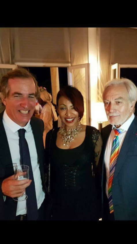 Photos: Viviane Chidid, Coumba Gawlo et El Hadji Diouf à l'occasion de la fête Nationale de la République Française