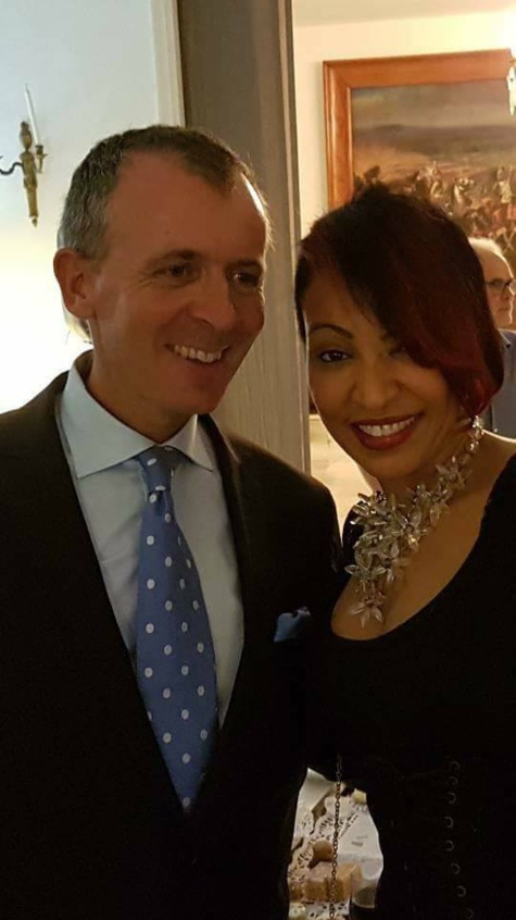 Photos: Viviane Chidid, Coumba Gawlo et El Hadji Diouf à l'occasion de la fête Nationale de la République Française