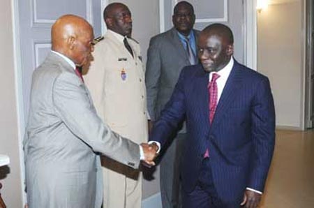Idrissa Seck reçu au palais.