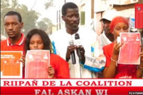 Abdoul Aziz Paye, membre de Fal Askanwi, alerte : « Les bulletins de la coalition Talla Sylla ne sont pas encore tirés jusqu’à la date d'aujourd’hui… »