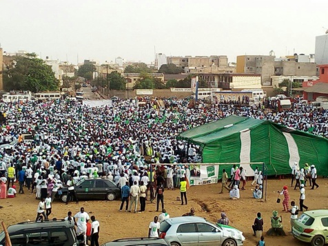 Images: Démonstration de force de Serigne Moustapha Sy, leader du Parti de l'Unité et du Rassemblement (PUR)