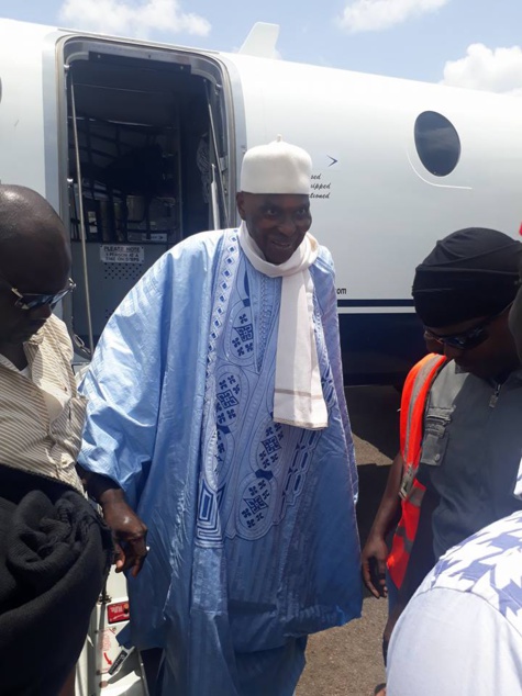 Arrivée de Me Abdoulaye Wade  à Kolda (images)