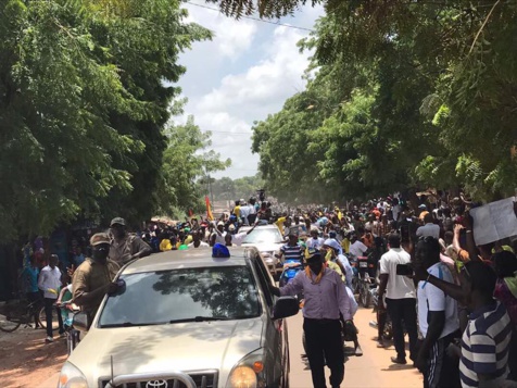 Arrivée de Me Abdoulaye Wade  à Kolda (images)