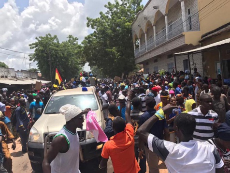 Arrivée de Me Abdoulaye Wade  à Kolda (images)