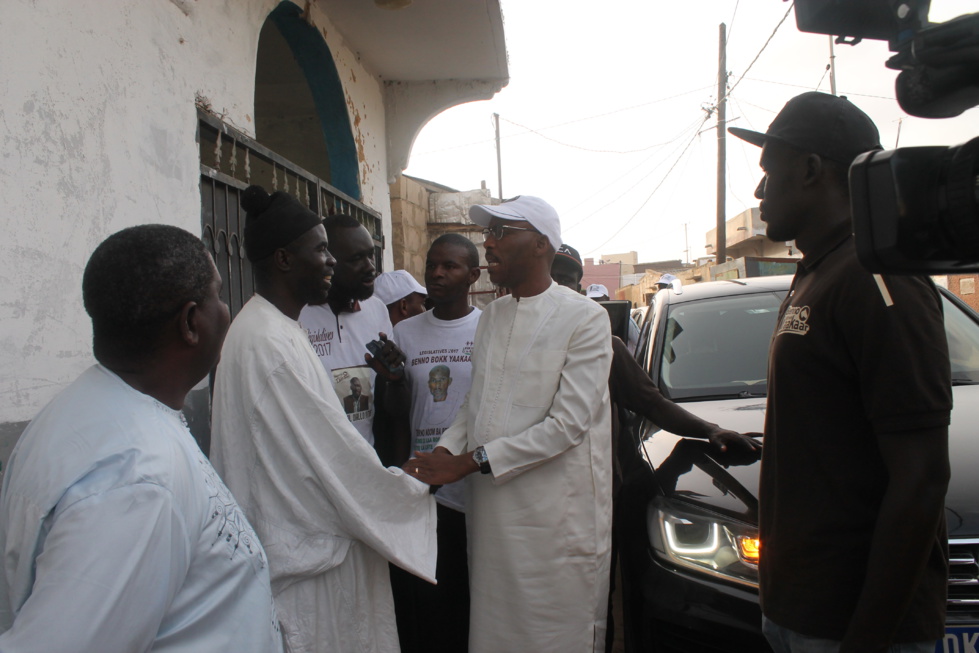 LÉGISLATIVES-Meeting de Thierno Ndom Ba, président du mouvement Pikine Cilaa Book à Malika et à la cité Police de Pikine