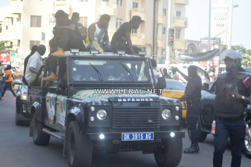 (Photos) Barthélémy Dias à la marche de Wade