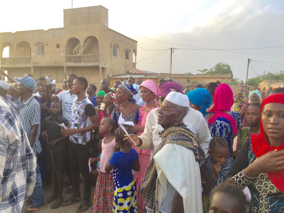 Les images de l'arrivée de la caravane de la coalition Osez l'avenir à Ogo dans la région de Matam