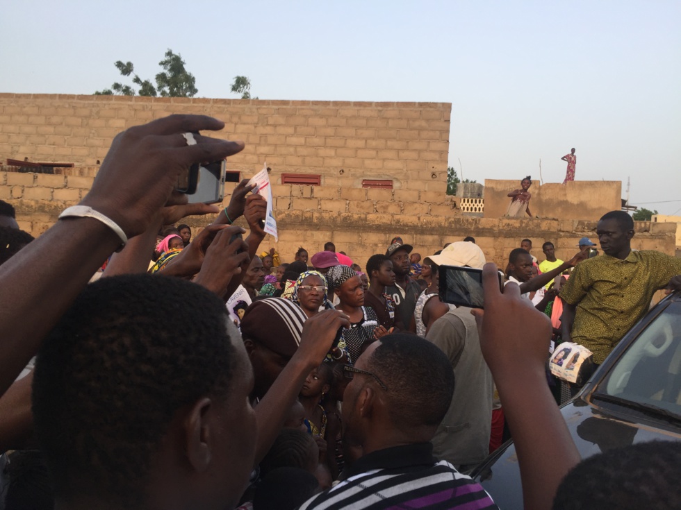 Les images de l'arrivée de la caravane de la coalition Osez l'avenir à Ogo dans la région de Matam