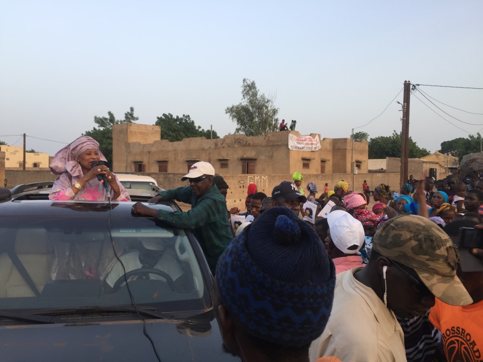 Les images de l'arrivée de la caravane de la coalition Osez l'avenir à Ogo dans la région de Matam